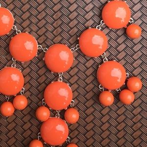 Long Bubble Statement Necklace